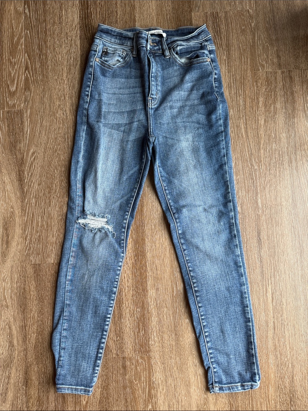 KanCan High-Rise Distressed Jeans